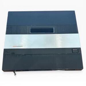 Atari 5200 Console Black And Silver with 4 Front Controller Ports Untested